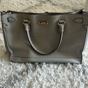 Ferragamo leather bag.
